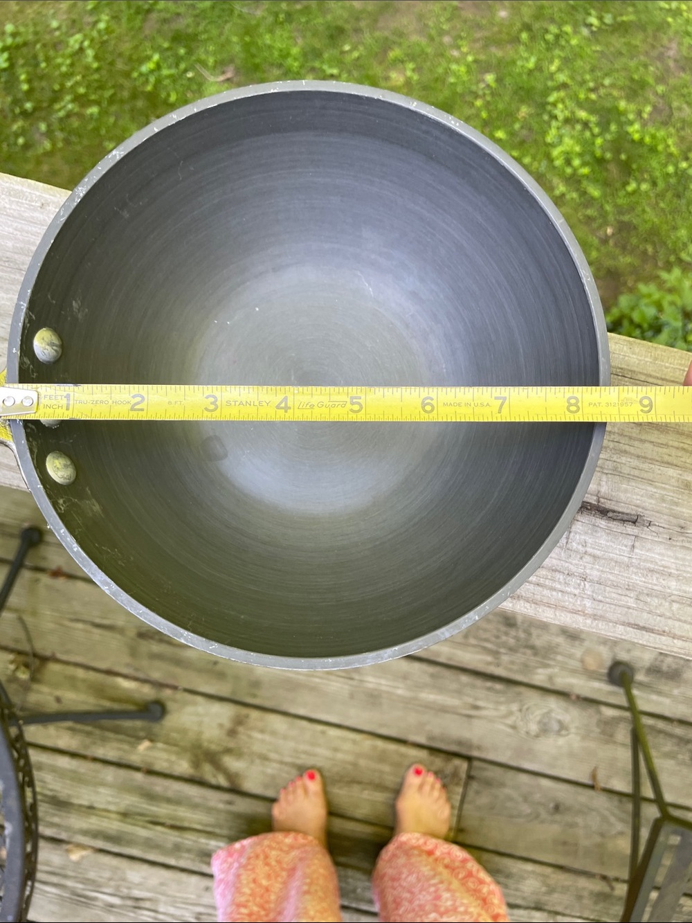 Calphalon C-20 Commercial Wok Pan G175HC 8 1/2" Wok Skillet - Rarely Used - Picture 6 of 6